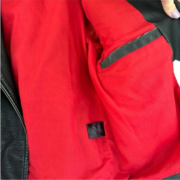 Urban outfitters tiger leather studded jacket size Small - Picture 6 of 13